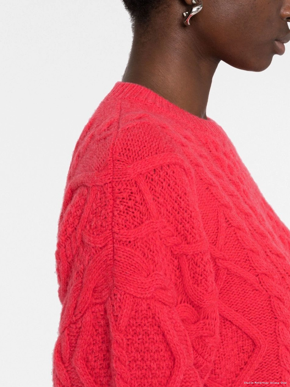 Cheap jumper cropped Aran-knit McCartney Women Stella 0414